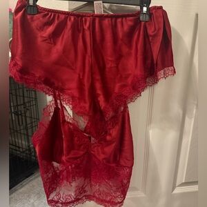 Victoria's Secret Red Lace Set